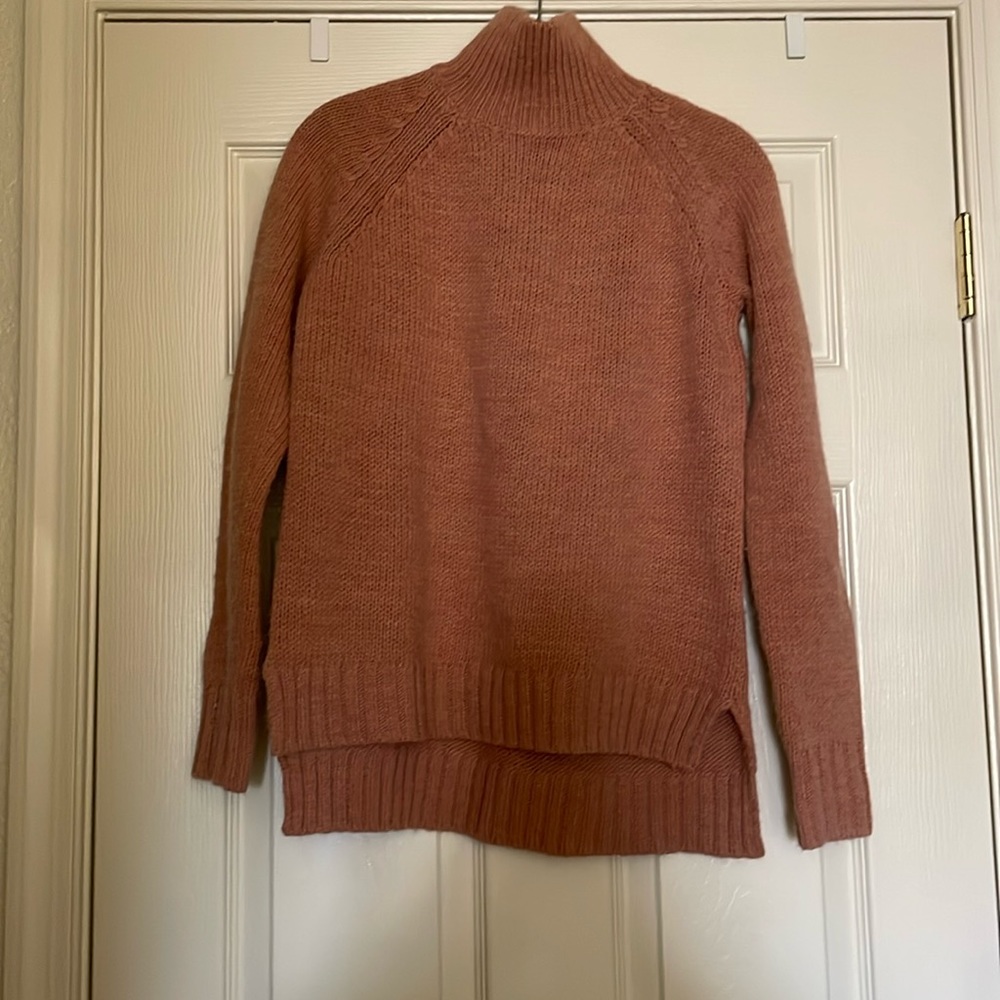 Garnet Hill turtleneck Caramel color